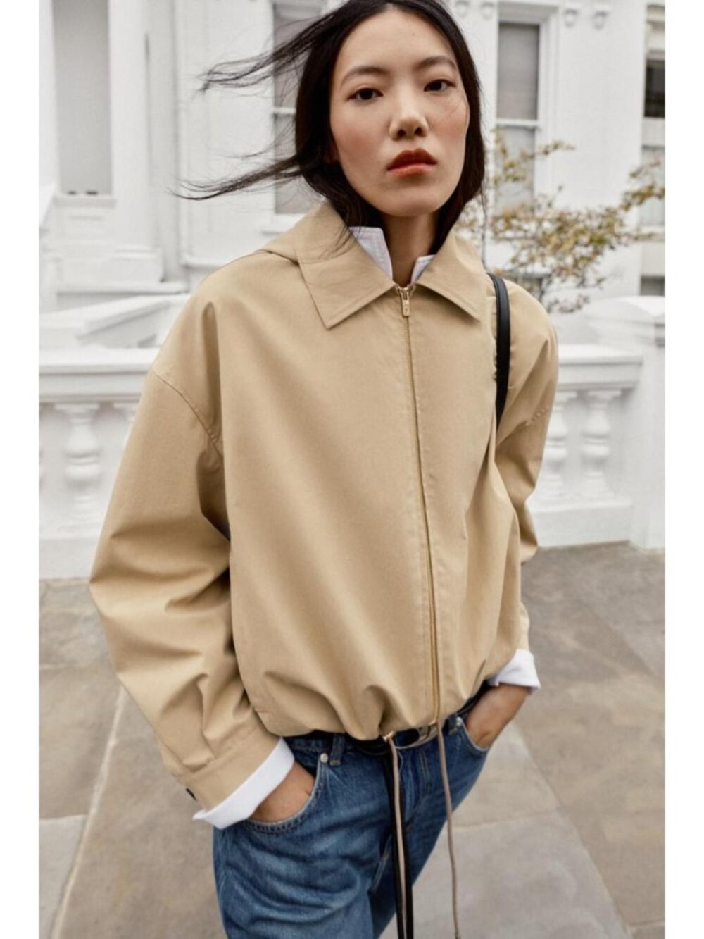 ZARA DETACHABLE HOOD JACKET 6318/263/704